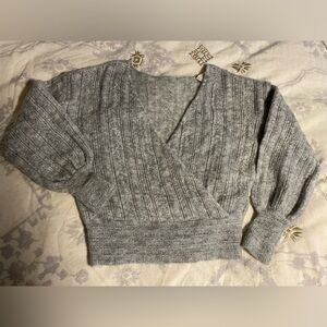 NWOT Sezane Cristina Sweater Grey Sz Small